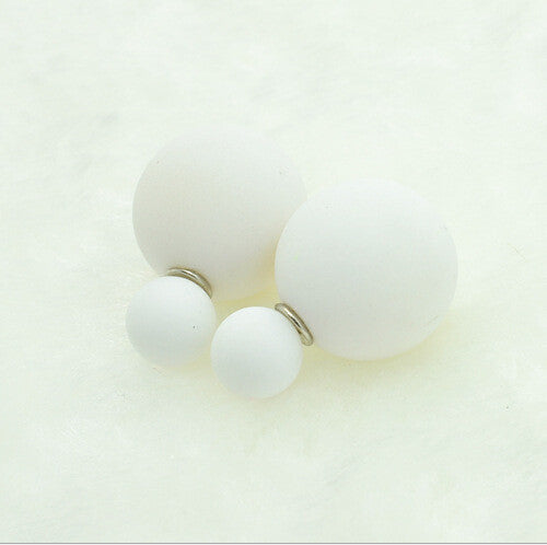 Double Side Simulated Pearl Earrings